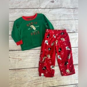 Boys Carters Christmas pajama set 2t